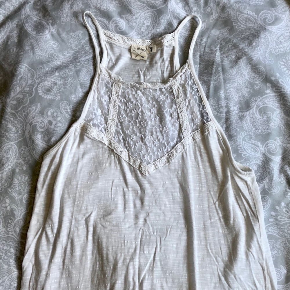 White tank top